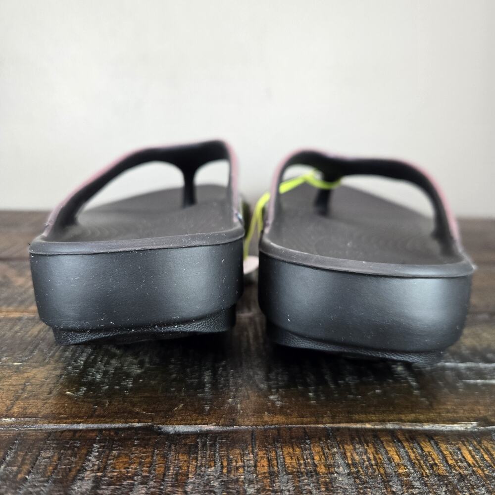 NEW Oofos Oolala Womens Size 9 Recovery Slip-On Flip Flops Sandals Rosewood - Picture 4 of 12